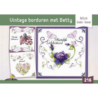 Hobbydols 216 Vintage borduren met Betty - Betty de Groote HD216