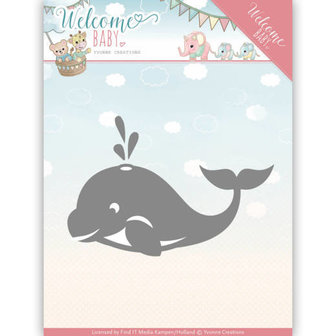 Dies - Yvonne Creations - Welcome Baby - Little Orca YCD10139