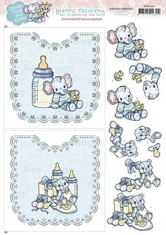 Hobbydots Sheets - Yvonne Creations - Baby Boy HDOT10002