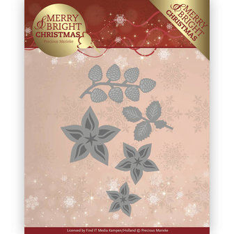 Dies - Precious Marieke - Merry and Bright Christmas - Christmas Florals PM10132