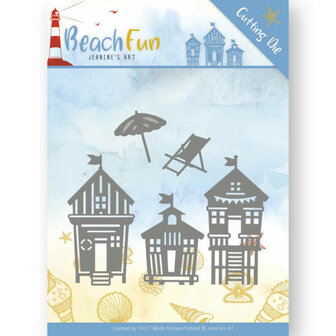 Dies - Jeanine&#039;s Art - Beach Fun - Beach Houses JAD10040