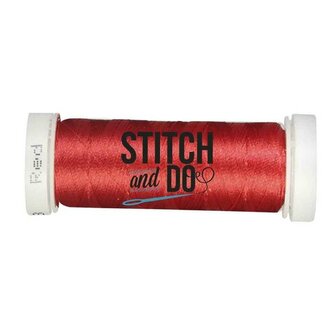 Stitch &amp; Do 200 m - Linnen - Rood SDCD13