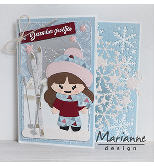 Marianne desgn - LR0497 - Snowflakes corner