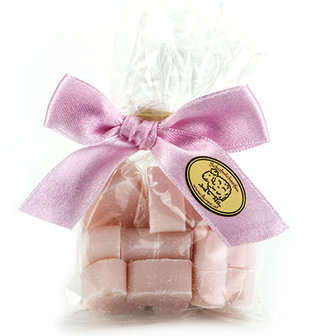 18104315 - schapenmelk zeepjes - Hartjes Mini 10 st. Pink in Cello