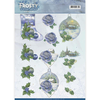 3D knipvel - Jeanine&#039;s Art - Frosty Ornaments - Snowy Landscapes CD11128