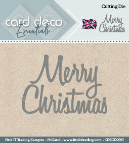Card Deco Cutting Dies- Merry Christmas CDECD0003