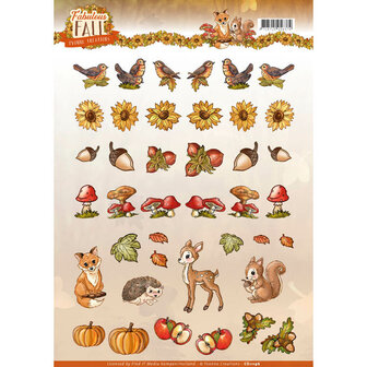 3D Knipvel - Yvonne Creations - Fabulous Fall - Mini CD11196