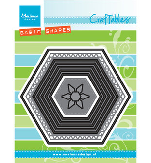 Marianne design, CR1444 - Basic set: Hexagon