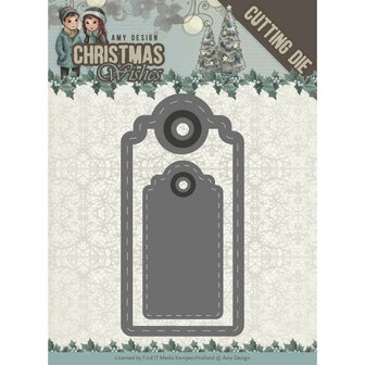 Dies - Amy Design - Christmas Wishes - Wishing Labels ADD10153