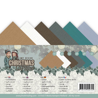 Linnenpakket - A5 - Amy Design - Christmas Wishes AD-A5-10016