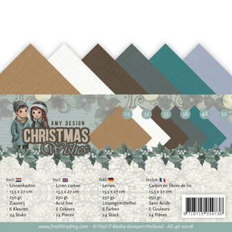 Linnenpakket - 4K - Amy Design - Christmas Wishes AD-4K-10016