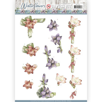 3D Pushout - Precious Marieke - Winter Flowers - Amaryllis SB10301