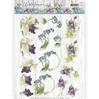 3D knipvel - Precious Marieke - Winter Flowers - Orchids CD11188