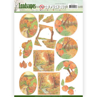 3D Pushout - Jeanine&#039;s Art - Landscapes - Fall Landscapes SB10297