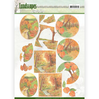 3D knipvel - Jeanine&#039;s Art - Landscapes - Fall Landscapes CD11172