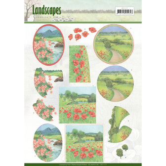 3D knipvel - Jeanine&#039;s Art - Landscapes - Summer Landscapes CD11171