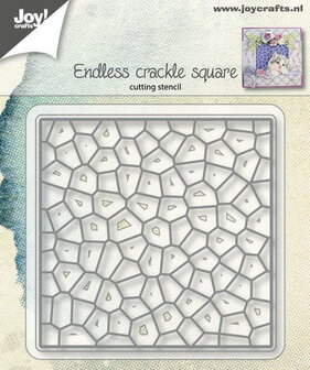 &nbsp; Joy! stencil endless crackle square&nbsp;6002/1153