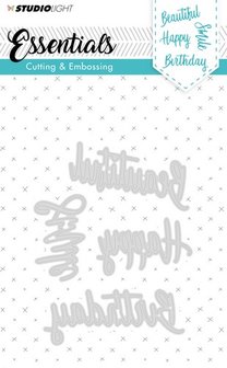 Studio Light Embossing - Die Cut Stencil - Essentials nr.163 STENCILSL163