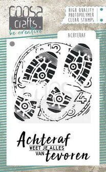 COOSA Crafts clearstamps A7 - Achteraf (NL) COC-056