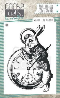 COOSA Crafts clearstamps A7 - Watch the Rabbit COC-054