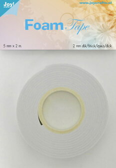 Joy! Foam tape 2 mm dik - 5 mm x 2 mtr