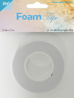 Joy! Foam tape 1,5 mm dik - 5 mm x 2 mtr 6500/0025