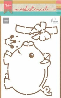 Marianne D - Stencil Marleen&lsquo;s Spaarvarken - PS8027 149x149mm