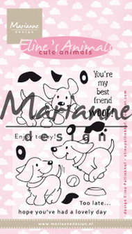Marianne design, Eline&#039;s cute puppies EC0177