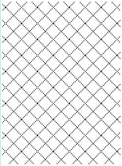 Embossing template 10,8x14,6cm wire fence.