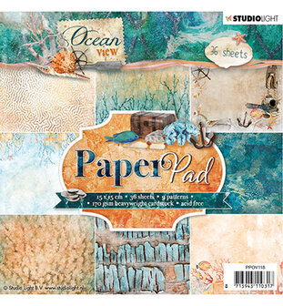 Studio Light - Paper pad - 36 vel Ocean View 3.0 nr 118- PPOV118