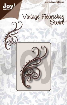 Joy! stencil 6003/0092 - stencil vintage flourishes swirl