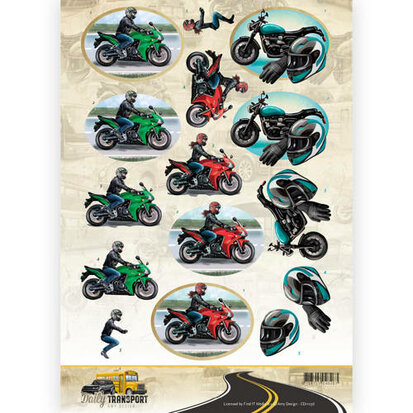 CD11036 3D Knipvel - Amy Design - Daily Transport - Motorcycling