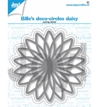 Joy! stencil- Bille Deco- Circles Daisy -  6002/1401