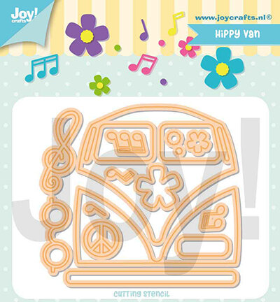 Joy! stencil- Jocelijne - Hippie-bus-  6002/1365