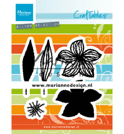 Marianne desgn - CR1493 - Craftables stencil - Open flowers