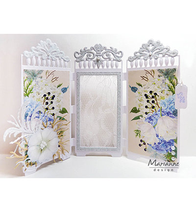 Marianne desgn - LR0676 Creatables stencil - LR0676 - Anja's trifold