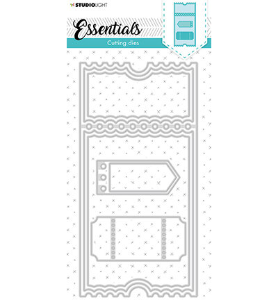 Studio Light Embossing - Die Cut Stencil - Cutting DIe- Slimline Essentials nr.35