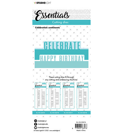 Studio Light - SL-ES-CD215 - Celebration sentiments Essentials nr.215