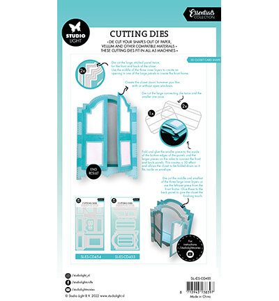 Studio Light - Cutting Dies - Essentials nr.455 SL-ES-CD455 280x150mm