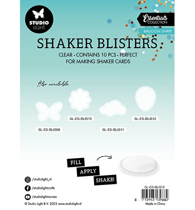 Studio Light Shaker Blister Essentials nr.12 SL-ES-BLIS12 55x68mm