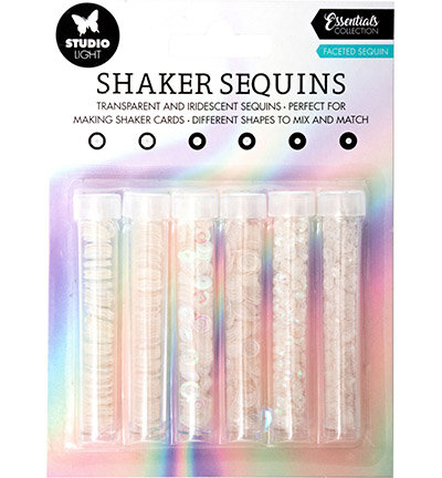 Studio Light Shaker elements Essentials- sequins-  nr.08 SL-ES-SHAKE07 151x111mm