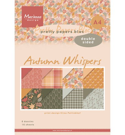 Marianne Design -  Paperpad - Eline‘s Autumn Whispers PB7059 A4