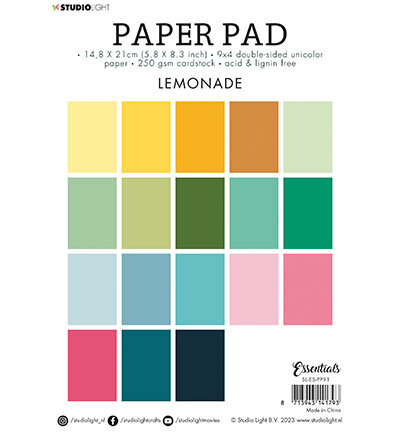 Studio Light Paper Pad Essentials - Limonade - nr.91 SL-ES-PP91 A5