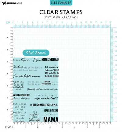 Studio Light Clear Stamp Essentials nr.389 SL-ES-STAMP389 93x136mm