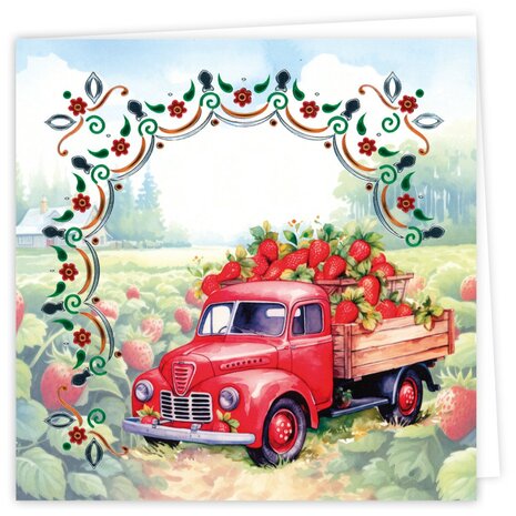 Dot and Do Cards 24 - Berries Beauties - Strawberries DODOPP024