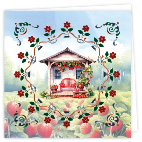 Dot and Do Cards 24 - Berries Beauties - Strawberries DODOPP024