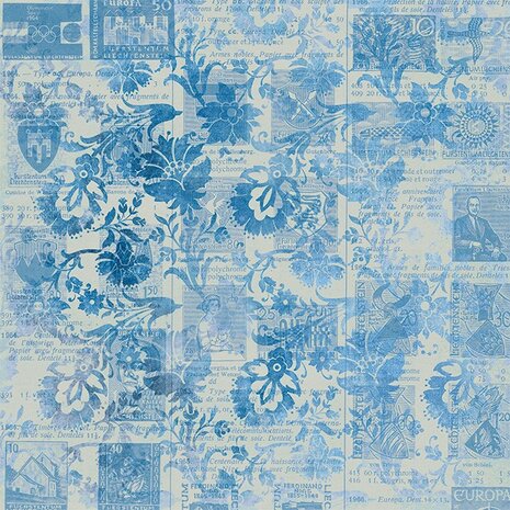 Paperpack - Berries Beauties - Blue Meadow 20 x 20 cm BBPP10022
