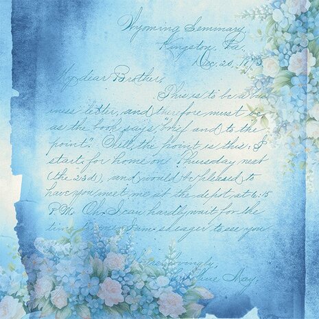Paperpack - Berries Beauties - Blue Meadow 20 x 20 cm BBPP10022