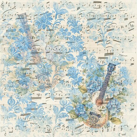 Paperpack - Berries Beauties - Blue Meadow 20 x 20 cm BBPP10022