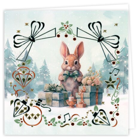 Dot and Do Cards 29 - Berries Beauties - Emerald Christmas Animals DODOPP029